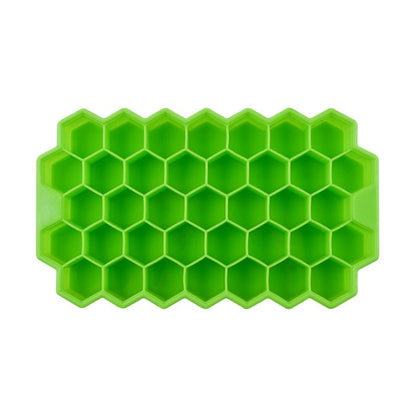 Honeycomb Ice Cube Trays with Removable Lids (Silica Gel BPA Free)